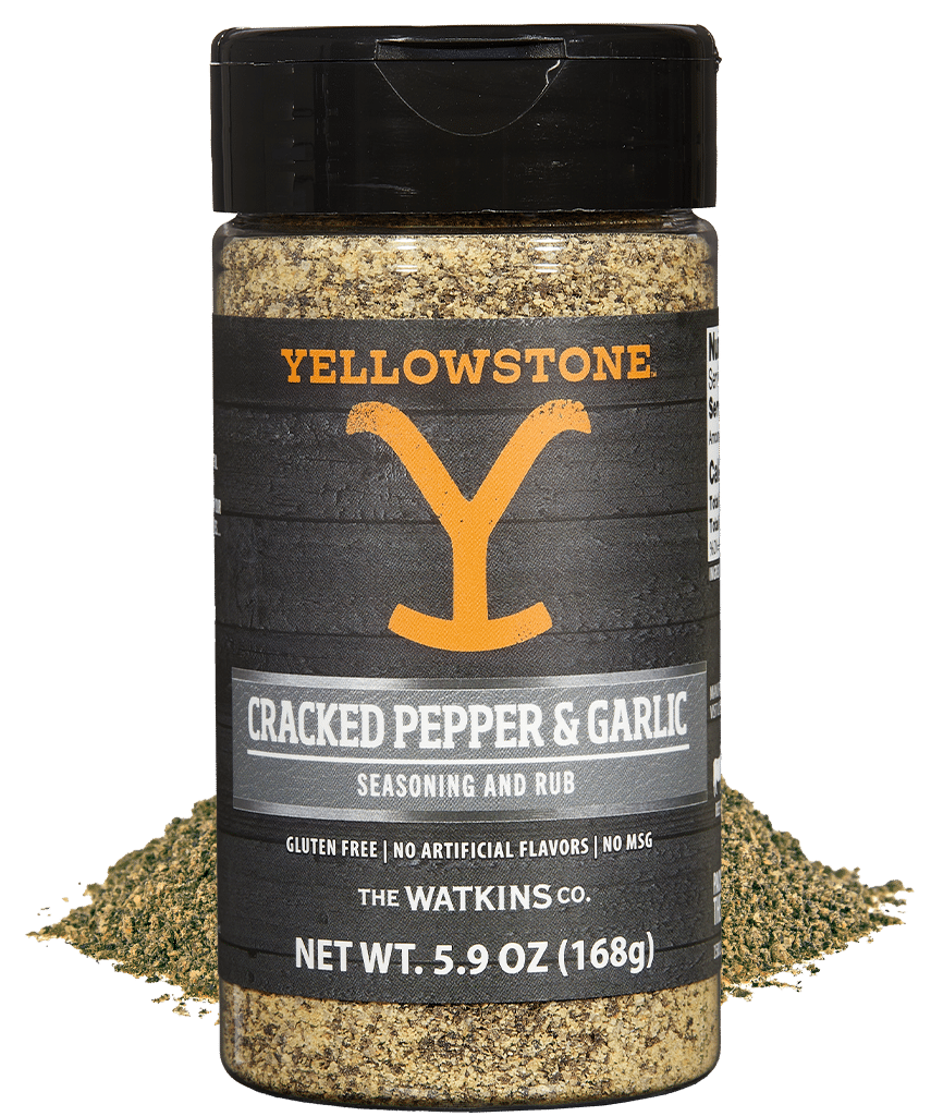 CRACKED PEPPER & GARLIC